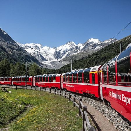 Casa Lalla Affittasi Nel Centro Di Poschiavo Ngoại thất bức ảnh
